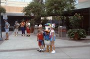 1990-Donald-Posing-w-Guests-at-Studios-Hollywood-MGM