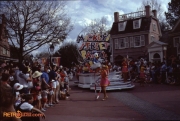 Mickey and Donald lead float in Mickeyâ€™s Street Party parade