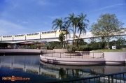 Monorail Glides Past The Land 1982