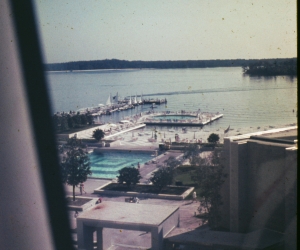 Contemporary Pool View in 1973