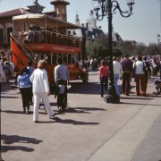 EPCOT-Double-Decker-Bus-Passing-Italy-Pavilion-January-1983