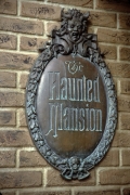 Magic Kingdom Haunted Mansion Entrance Sign