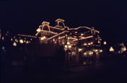 Magic Kingdom Train Station at Night