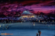 The Land Pavilion External Concept Art (Night & Distant)