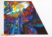 Walt Peregoy - The Land Concept Mural 01