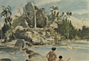 Polynesian "Lava Pool" Concept Art