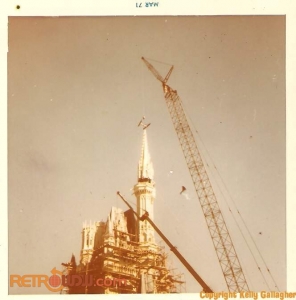 Topping the Cinderella Castle Construction