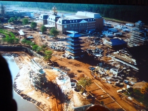 American Adventure and Japan Pavilion Construction
