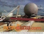 Monorail Trial Run - Setup of Ribbon Ceremony