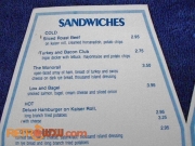 Contemporary Resort Room Service Menu (sandwiches)