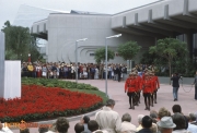 Communicore East Entrance in EPCOT Opening Ceremony 1982