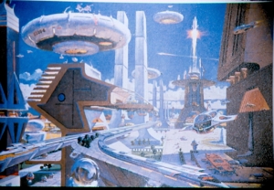 Horizons queue painting of Mesa Verde