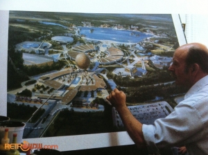 Concept Artwork (1979) of EPCOT Center