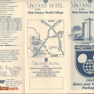 Viscount Hotel '85 Brochure