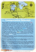 Walt Disney World Transportation Schedule And Map 1977