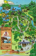 1976 Fort Wilderness Map