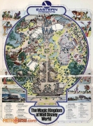 Eastern Airlines Magic Kingdom at WDW Map