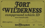 Fort Wilderness Campground Vehicle ID