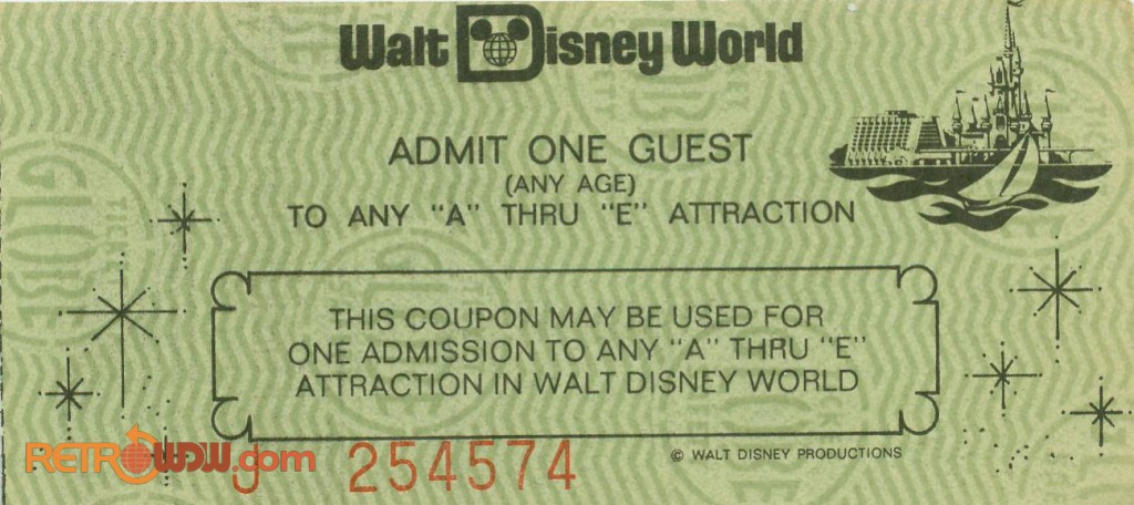 walt disney world ticket