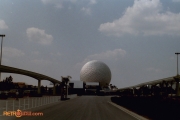 Spaceship Earth from Parking Lot