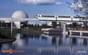 Monorail in EPCOT