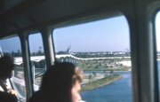 Monorail Ride to Magic Kingdom