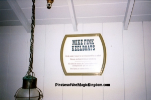 Signage for Mike Fink Keelboats