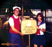 Swan Boat Closed Sign with Cast Members