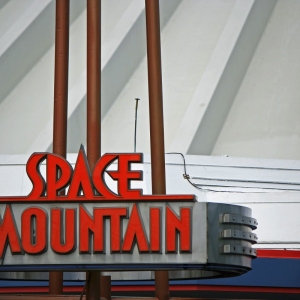Space Mountain Sign - August 2, 2008