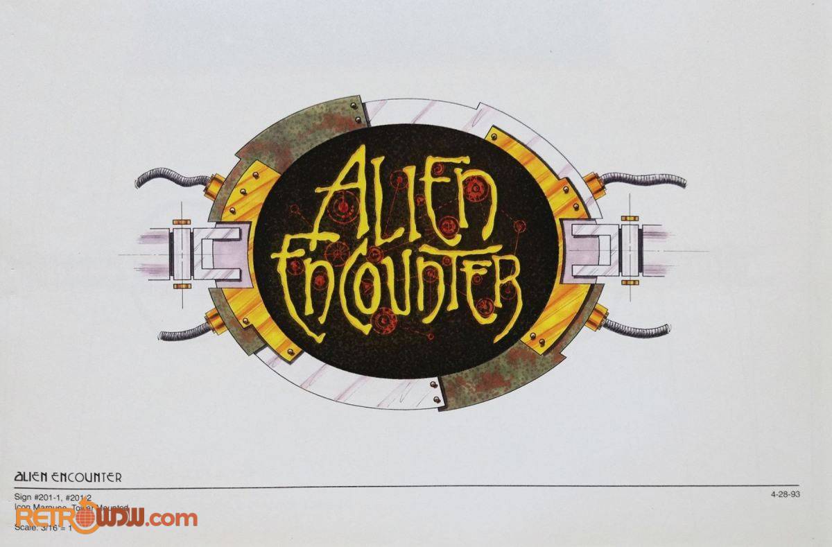 Alien Encount Sign concept 1993