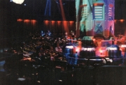 Inside the Main Show Room of Alien Encounter with the Transportation Tube Shield Down