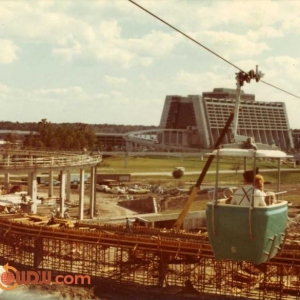 Tomorrowland Under Construction As Seen From the Skyway