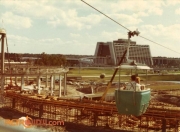 Tomorrowland Under Construction As Seen From the Skyway