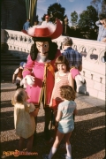 Meeting Captain Hook at Cinderella Castle