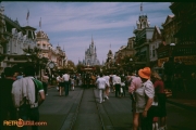 View of Cinderella Caste down Main Street USA
