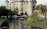 Cinderellas Castle Moat and Swan Boat