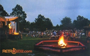 Campfire Postcard