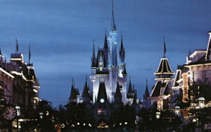 Cinderella Castle Postcard 1980
