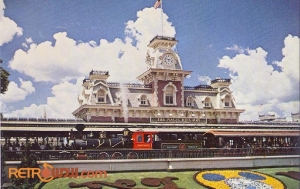Train Station Postcard