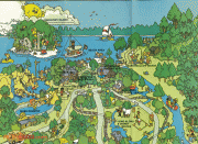 1987 Fort Wilderness Guide Map