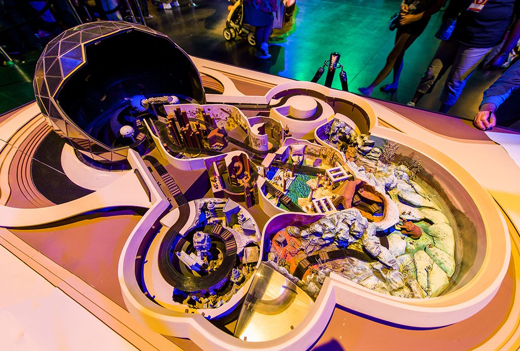 Spaceship Earth early concept model (1978-79)