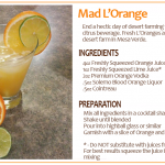 Horizons (EPCOT) Mad L'Orange Drink Recipe