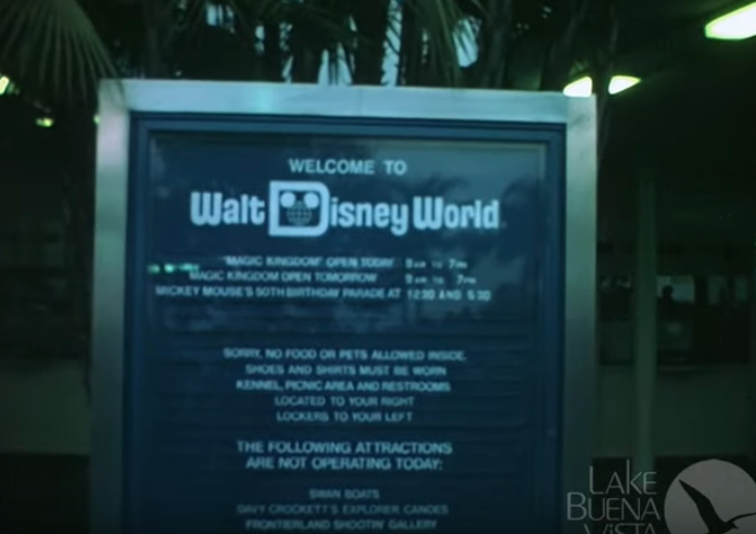 Walt Disney World – 1978 – Magic Kingdom, Florida, & Flying Back to NJ